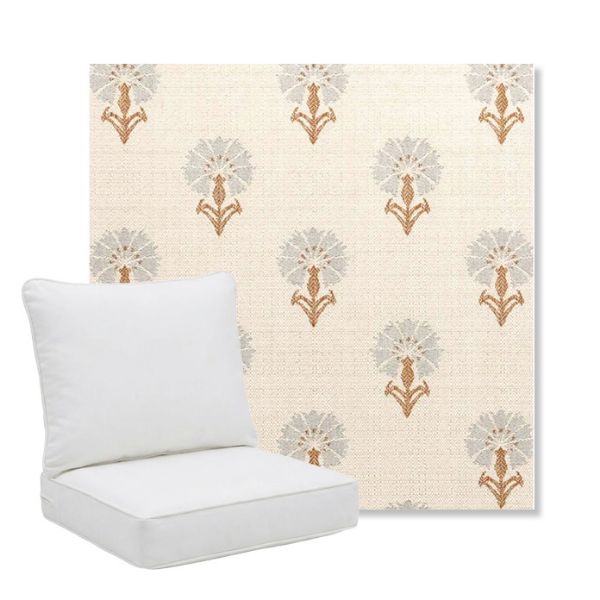 Picture of Mira Chai | Pillow Back Deep Seating Outdoor Cushions - Sunbrella© Fabric