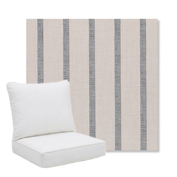 Picture of Mixi Sky | Pillow Back Deep Seating Outdoor Cushions - Sunbrella© Fabric