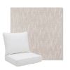 Picture of Mountains Snow | Pillow Back Deep Seating Outdoor Cushions - Sunbrella© Fabric