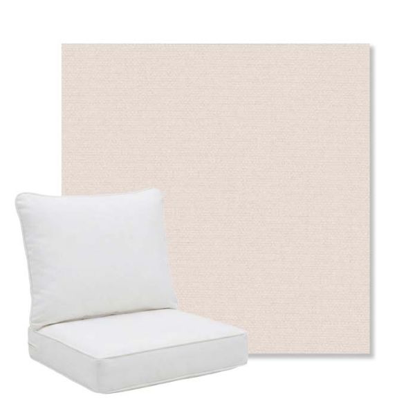 Picture of Nuance Bisque | Pillow Back Deep Seating Outdoor Cushions - Sunbrella© Fabric