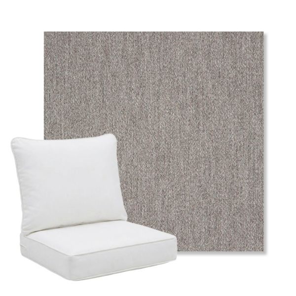 Picture of Pashmina Flannel | Pillow Back Deep Seating Outdoor Cushions - Sunbrella© Fabric