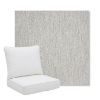 Picture of Pashmina Fog | Pillow Back Deep Seating Outdoor Cushions - Sunbrella© Fabric