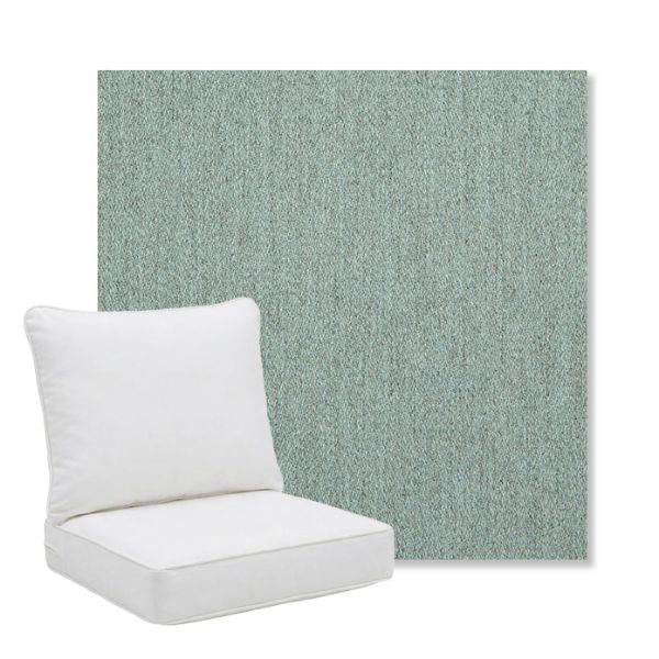 Picture of Pashmina Mist | Pillow Back Deep Seating Outdoor Cushions - Sunbrella© Fabric