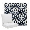 Picture of Patra Indigo | Pillow Back Deep Seating Outdoor Cushions - Sunbrella© Fabric