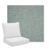 Picture of Piazza Mist | Pillow Back Deep Seating Outdoor Cushions - Sunbrella© Fabric