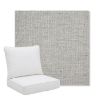 Picture of Piazza Pebble | Pillow Back Deep Seating Outdoor Cushions - Sunbrella© Fabric
