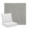Picture of Piazza Stone | Pillow Back Deep Seating Outdoor Cushions - Sunbrella© Fabric