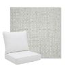 Picture of Pique Cloud | Pillow Back Deep Seating Outdoor Cushions - Sunbrella© Fabric
