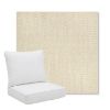 Picture of Pique Flax | Pillow Back Deep Seating Outdoor Cushions - Sunbrella© Fabric