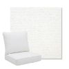 Picture of Platform Salt | Pillow Back Deep Seating Outdoor Cushions - Sunbrella© Fabric