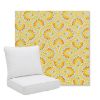 Picture of Plume Tropics | Pillow Back Deep Seating Outdoor Cushions - Sunbrella© Fabric