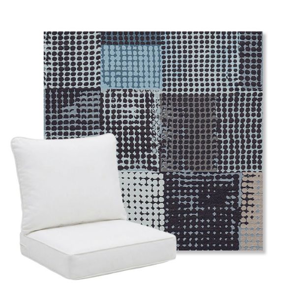 Picture of Pop Patch | Pillow Back Deep Seating Outdoor Cushions - Sunbrella© Fabric