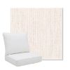 Picture of Poros Eggshell | Pillow Back Deep Seating Outdoor Cushions - Sunbrella© Fabric