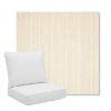 Picture of Posh Linen | Pillow Back Deep Seating Outdoor Cushions - Sunbrella© Fabric