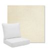 Picture of Posh Salt | Pillow Back Deep Seating Outdoor Cushions - Sunbrella© Fabric