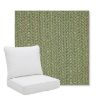 Picture of Posh Shamrock | Pillow Back Deep Seating Outdoor Cushions - Sunbrella© Fabric