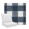 Picture of Preso Indigo | Pillow Back Deep Seating Outdoor Cushions - Sunbrella© Fabric