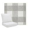 Picture of Preso Pebble | Pillow Back Deep Seating Outdoor Cushions - Sunbrella© Fabric