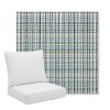 Picture of Principle Lagoon | Pillow Back Deep Seating Outdoor Cushions - Sunbrella© Fabric