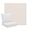 Picture of Proof Snow | Pillow Back Deep Seating Outdoor Cushions - Sunbrella© Fabric