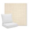 Picture of Proven Flax | Pillow Back Deep Seating Outdoor Cushions - Sunbrella© Fabric