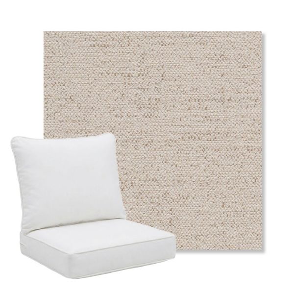 Picture of Rafi Oat | Pillow Back Deep Seating Outdoor Cushions - Sunbrella© Fabric