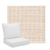 Picture of Rest Bisque | Pillow Back Deep Seating Outdoor Cushions - Sunbrella© Fabric