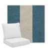 Picture of Rothko Curacao | Pillow Back Deep Seating Outdoor Cushions - Sunbrella© Fabric