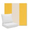 Picture of Rothko Lemonade | Pillow Back Deep Seating Outdoor Cushions - Sunbrella© Fabric