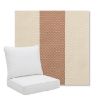 Picture of Rothko Pink Lady | Pillow Back Deep Seating Outdoor Cushions - Sunbrella© Fabric