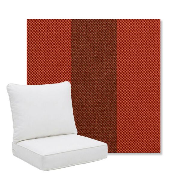 Picture of Rothko Whiskey Ginger | Pillow Back Deep Seating Outdoor Cushions - Sunbrella© Fabric