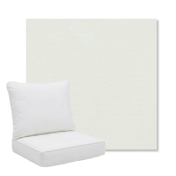 Picture of Sailcloth Salt | Pillow Back Deep Seating Outdoor Cushions - Sunbrella© Fabric