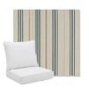 Picture of Saltillo Sagebrush | Pillow Back Deep Seating Outdoor Cushions - Sunbrella© Fabric