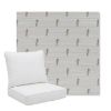 Picture of Schooner Plank | Pillow Back Deep Seating Outdoor Cushions - Sunbrella© Fabric