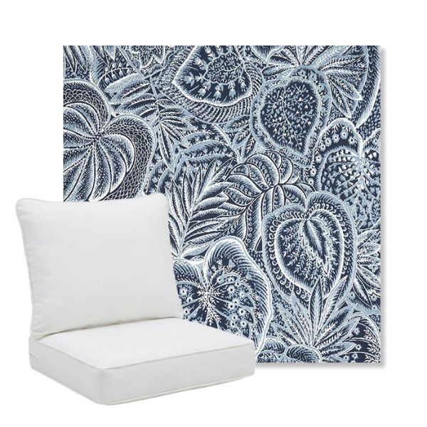 Picture of Sensibility Harbor | Pillow Back Deep Seating Outdoor Cushions - Sunbrella© Fabric