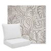 Picture of Sensibility Linen | Pillow Back Deep Seating Outdoor Cushions - Sunbrella© Fabric