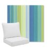 Picture of Seville Seaside | Pillow Back Deep Seating Outdoor Cushions - Sunbrella© Fabric