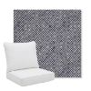 Picture of Shibori Indigo | Pillow Back Deep Seating Outdoor Cushions - Sunbrella© Fabric
