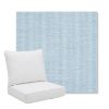 Picture of Solo Ocean | Pillow Back Deep Seating Outdoor Cushions - Sunbrella© Fabric