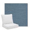 Picture of Spectrum Denim | Pillow Back Deep Seating Outdoor Cushions - Sunbrella© Fabric