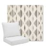 Picture of Spinner Diamond Onyx | Pillow Back Deep Seating Outdoor Cushions - Sunbrella© Fabric
