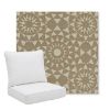 Picture of Sundial Sandcastle | Pillow Back Deep Seating Outdoor Cushions - Sunbrella© Fabric