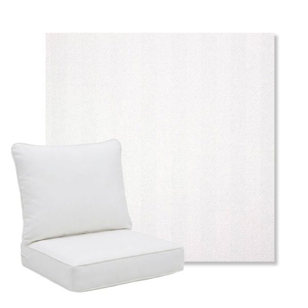 Picture of Switch Salt | Pillow Back Deep Seating Outdoor Cushions - Sunbrella© Fabric