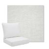 Picture of Switch Snow | Pillow Back Deep Seating Outdoor Cushions - Sunbrella© Fabric