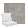 Picture of Tailored Fog | Pillow Back Deep Seating Outdoor Cushions - Sunbrella© Fabric