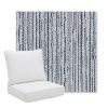 Picture of Tectonic Coastal | Pillow Back Deep Seating Outdoor Cushions - Sunbrella© Fabric