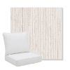 Picture of Tectonic Parchment | Pillow Back Deep Seating Outdoor Cushions - Sunbrella© Fabric