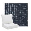 Picture of Toggle Blueprint | Pillow Back Deep Seating Outdoor Cushions - Sunbrella© Fabric