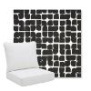 Picture of Toggle Inkblot | Pillow Back Deep Seating Outdoor Cushions - Sunbrella© Fabric