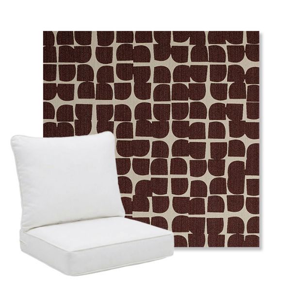 Picture of Toggle Plumberry | Pillow Back Deep Seating Outdoor Cushions - Sunbrella© Fabric
